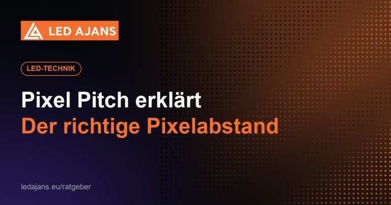Pixel Pitch erklärt: Welcher Pixelabstand passt zu Ihrer LED Wand?